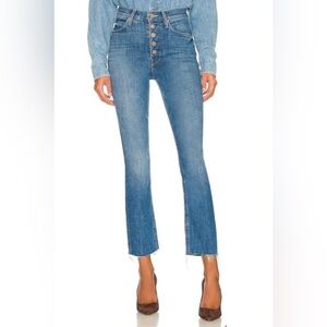 Mother denim high rise skinny ankle jeans